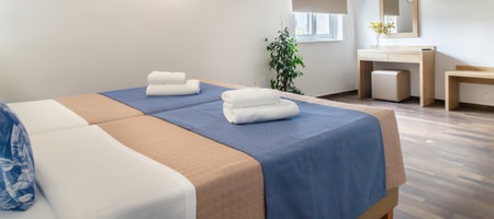 Duplex Familly Apartment with Two Bedrooms and Garden View