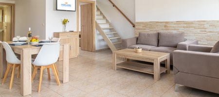 Duplex familly Apartment with Two Bedrooms and Mountain View