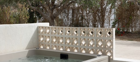 Junior Suite with Open Air Hot Tub and Garden View