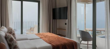 Premium Double Room with Private Pool and Sea View