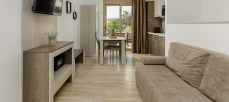 Apartment with Bedroom Semi-basement