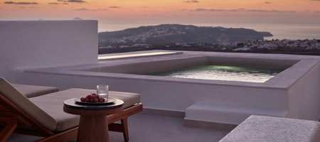 Junior Suite Sea View with Heated Private Plunge Pool