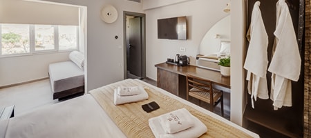 Standard Room with Garden View – No Balcony & Sofa Bed