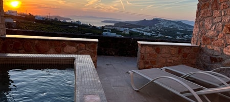 Two Bedroom Apartment with Outdoor Jacuzzi Sea and Sunset View