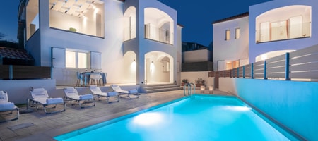 Astarte Villas - The Serene Retreat  Coral Bleu Villa with Private Pool