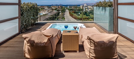 Double Room Sea view with outdoor Jacuzzi 18+