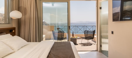 Deluxe Penthouse Suite | Panoramic Sea View & Outdoor Hot Tub