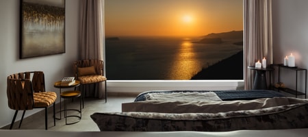 Athermi Cave Villa - Indoor Pool & Sunset View