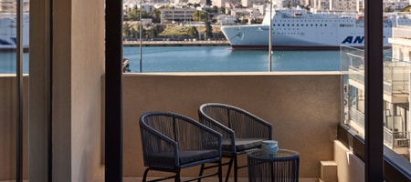 Deluxe Suite with Terrace & Side Sea View