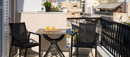 Penthouse Compact Room with Balcony and City View