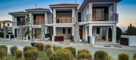 Villa with Side Sea View