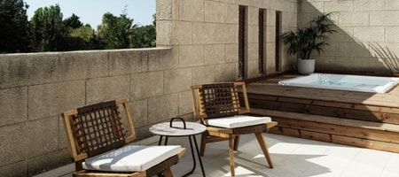 Tropical Pavilion Two Bedroom Suite with Outdoor Jacuzzi