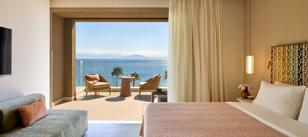 Rooftop Deluxe Double Room Front Sea View