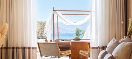 Sea View Meditation Suite with Outdoor Hot Tub & Day Bed