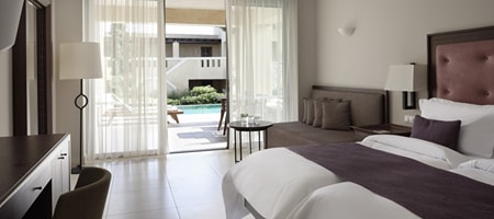Twin / Double Room with Plunge Private Pool Inland View