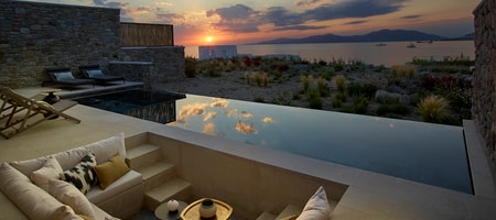 1 Bedroom | Lilac Villa with Private Heated Pool | Mykonos Town - Megali Ammos