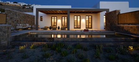 2 Bedroom | Freesia Villa with Private Heated Pool | Mykonos Town - Megali Ammos
