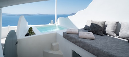 Junior Suite with Caldera-Sea View and Private Outdoor Hot Tub