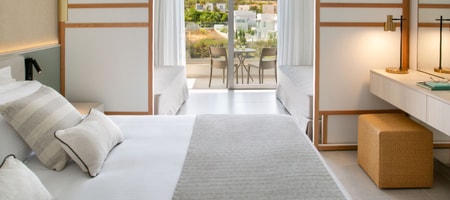 Family Room Inland View with Sliding Door