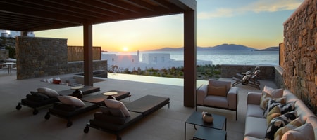 Honey Moon One Bedroom Villa Sea View with Private heated Pool