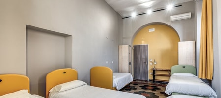 Bed in 6-Bed Male Dormitory Room