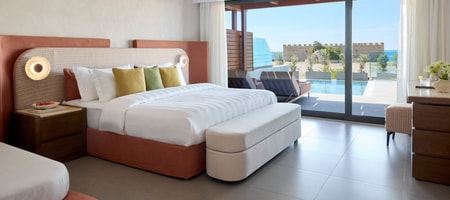 Superior Junior Suite with Private Pool & Partial Sea View