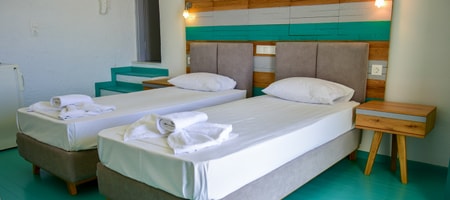 Economy Double Room with Partial Sea View