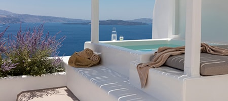 Honeymoon Suite Plunge Pool Caldera Sea View