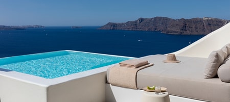 Infinity Pool Suite Caldera Sea View