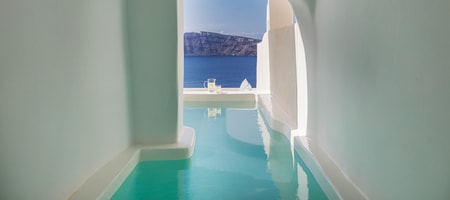 River Pool Suite Caldera Sea View