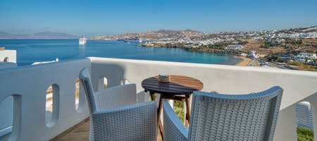 Junior Suite with Balcony & Panoramic Sea View 40m²