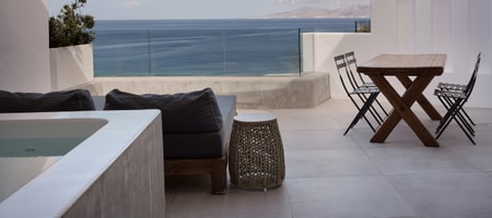 Grand Bohemian Sunset & Sea View Suite with Heated Plunge Pool