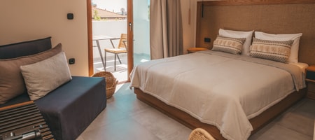 Double suite private roof garden & sea view