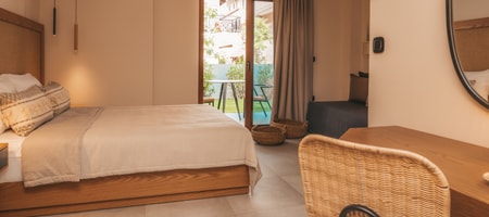 Family suite private garden & disability access