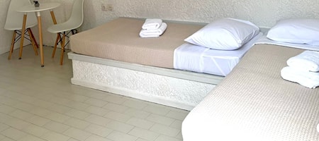 1-Bedroom family room with twin beds - no balcony