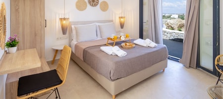 Double or Twin Room with Side Sea View