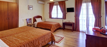Triple room with panoramic view