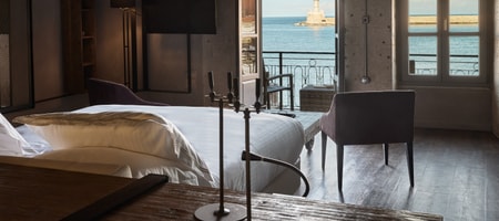 Industrial Suite with Sea View & Balcony
