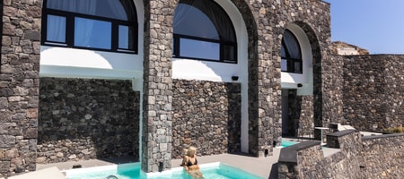 Deluxe Double Private Pool & partial sea view