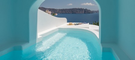 Honeymoon Suite with Plunge Pool | Caldera View