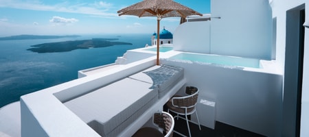 Junior Suite with Caldera View and Outdoor Hot Tub