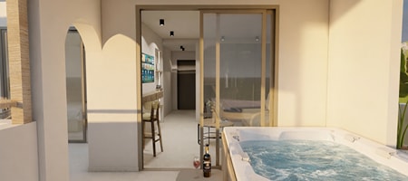 Junior Suite Sea View with Hot Tub