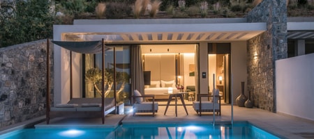 Cave Suite with Private Pool Garden View