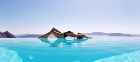 Honeymoon Suite with Private Pool & Caldera View