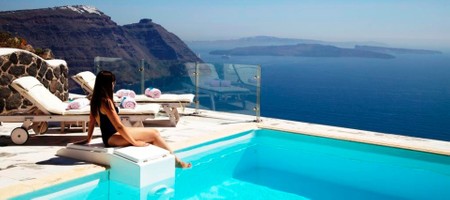 Executive Suite with Private Pool & Caldera View