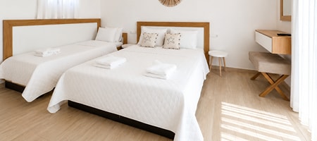 Cycladic Triple Apartment with Balcony