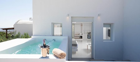 Suite with Sea View Private Heated Pool & Steam Room - A2
