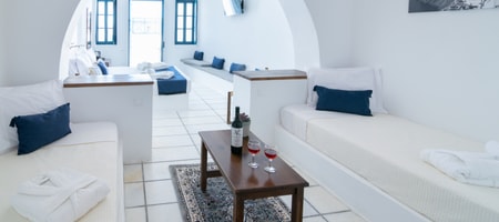 JUNIOR SUITE WITH SEA VIEW FROM  TERRACE