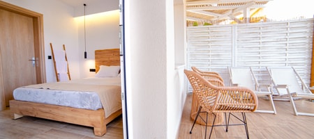 Deluxe Double Room with Sea View (Ground Floor)