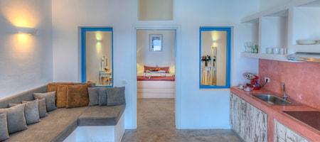 Family Villa with private pool & sea view